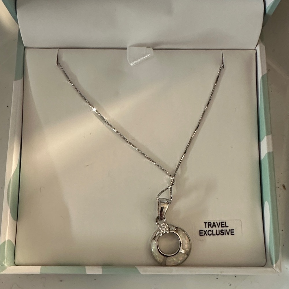 Tesori Silver Circle Pendant Necklace